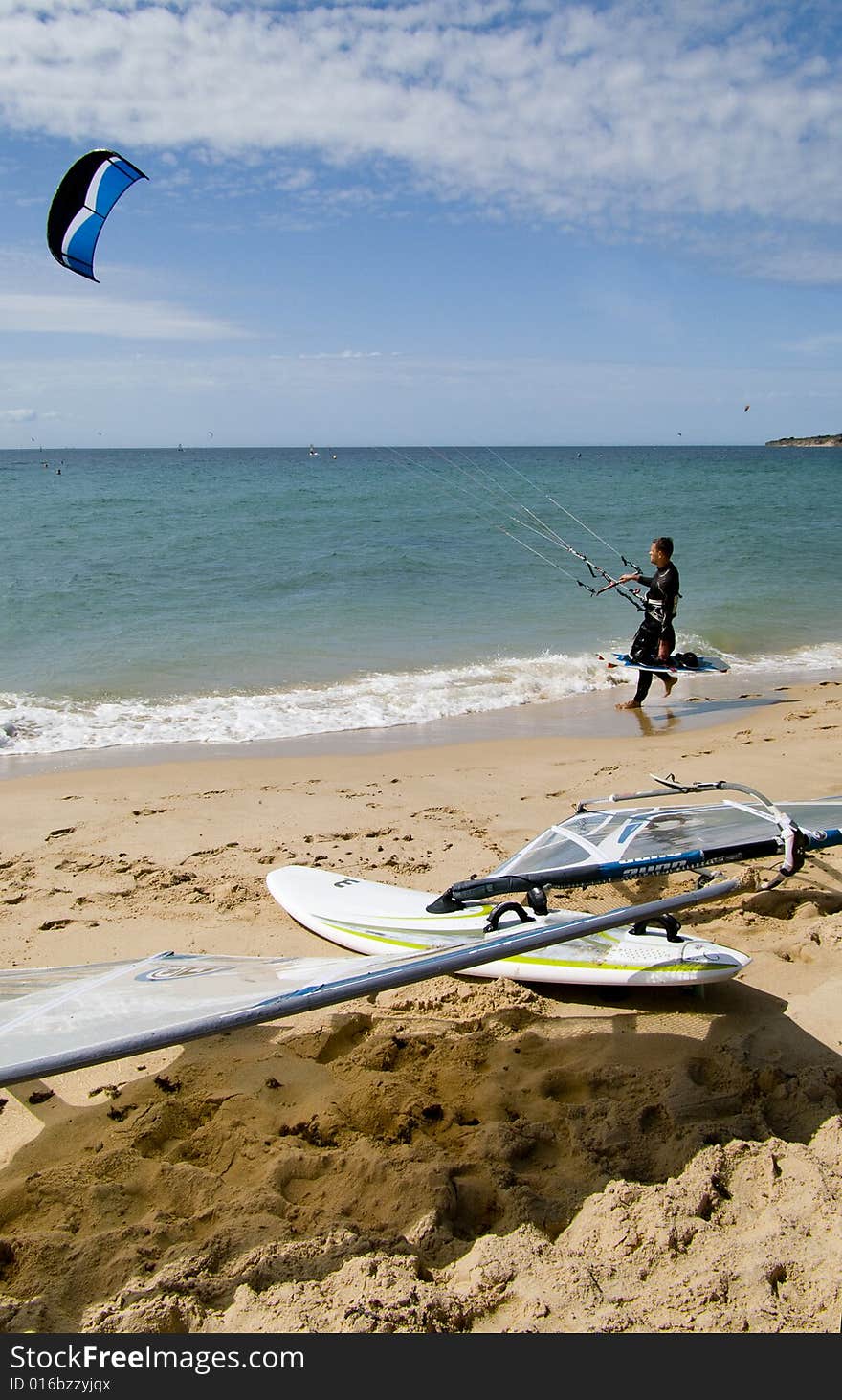 Kite and windsurfing