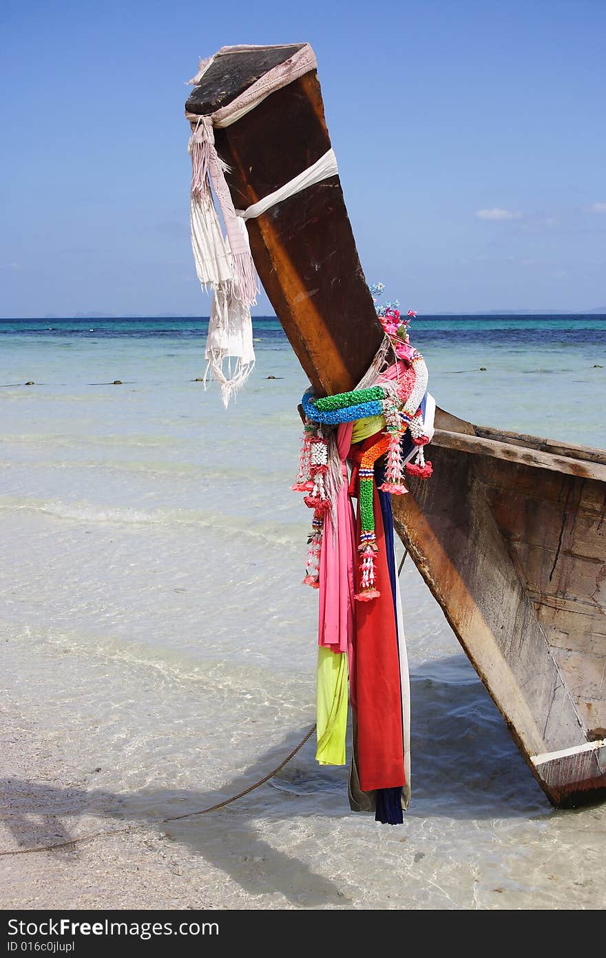 Long tail boat in thailand