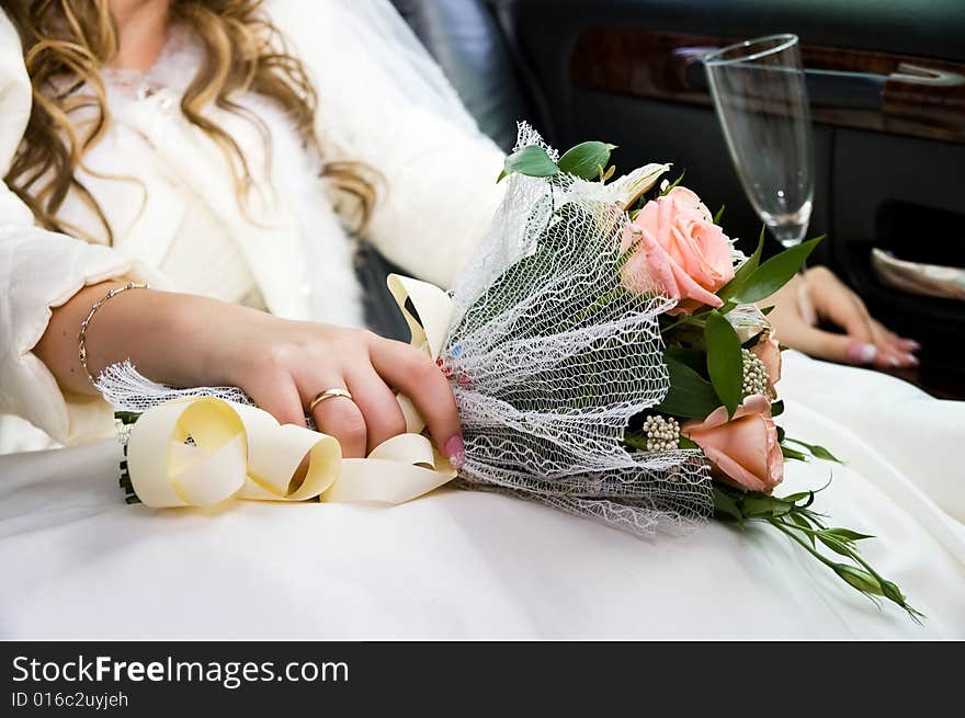 Ring, hands and flowers