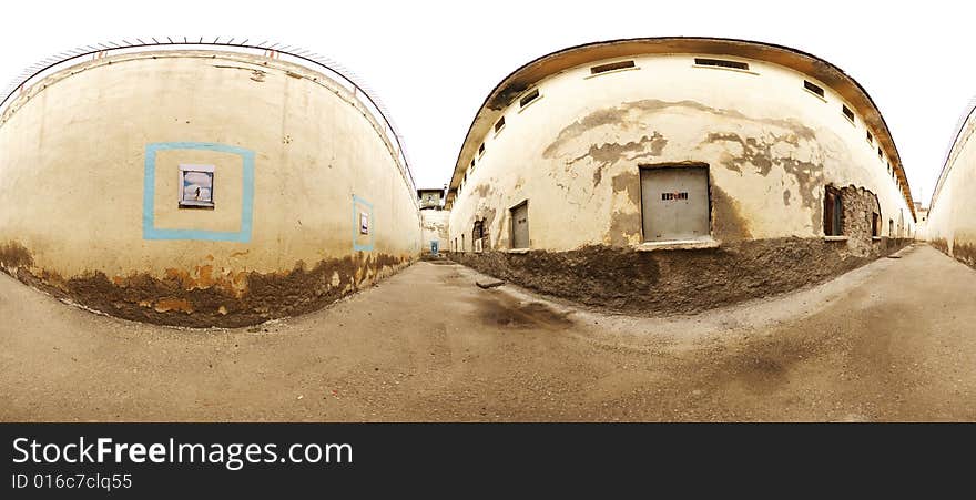 Prison panoramic view