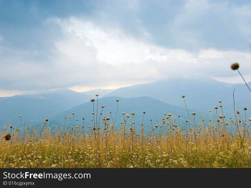 Summer mountain landscape in Crimea, Ukraine. Summer mountain landscape in Crimea, Ukraine