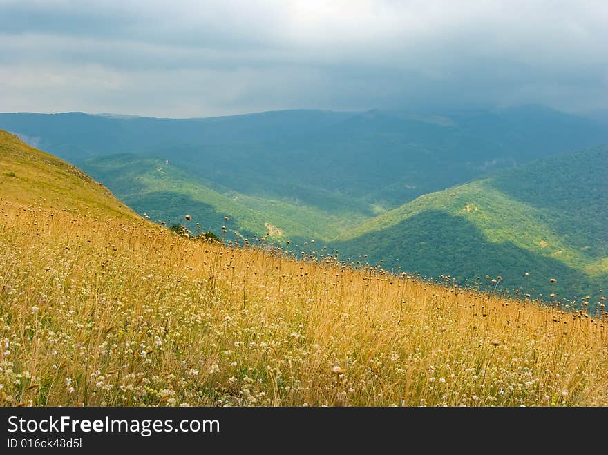 Summer mountain landscape in Crimea, Ukraine. Summer mountain landscape in Crimea, Ukraine