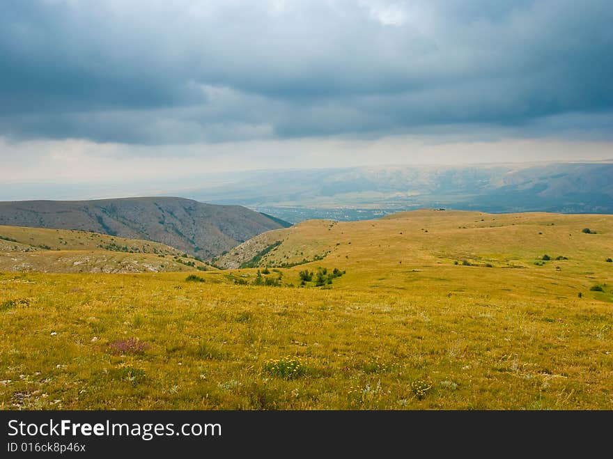 Summer mountain landscape in Crimea, Ukraine. Summer mountain landscape in Crimea, Ukraine