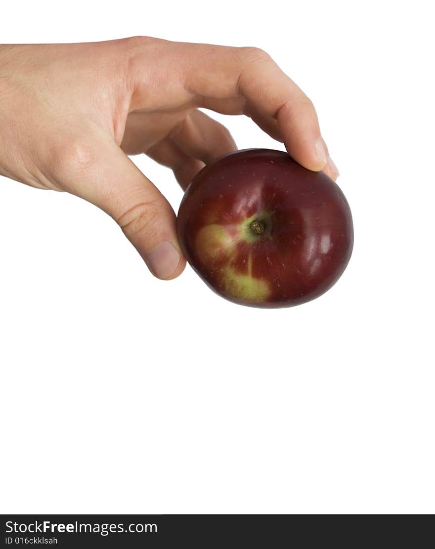 Apple In A Hand