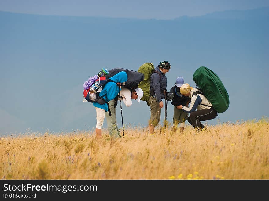 Family hikes in Crimea mountains. Family hikes in Crimea mountains