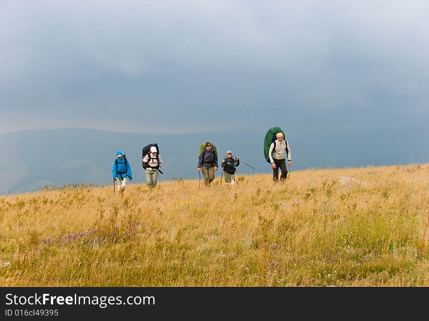 Family hikes in Crimea mountains. Family hikes in Crimea mountains