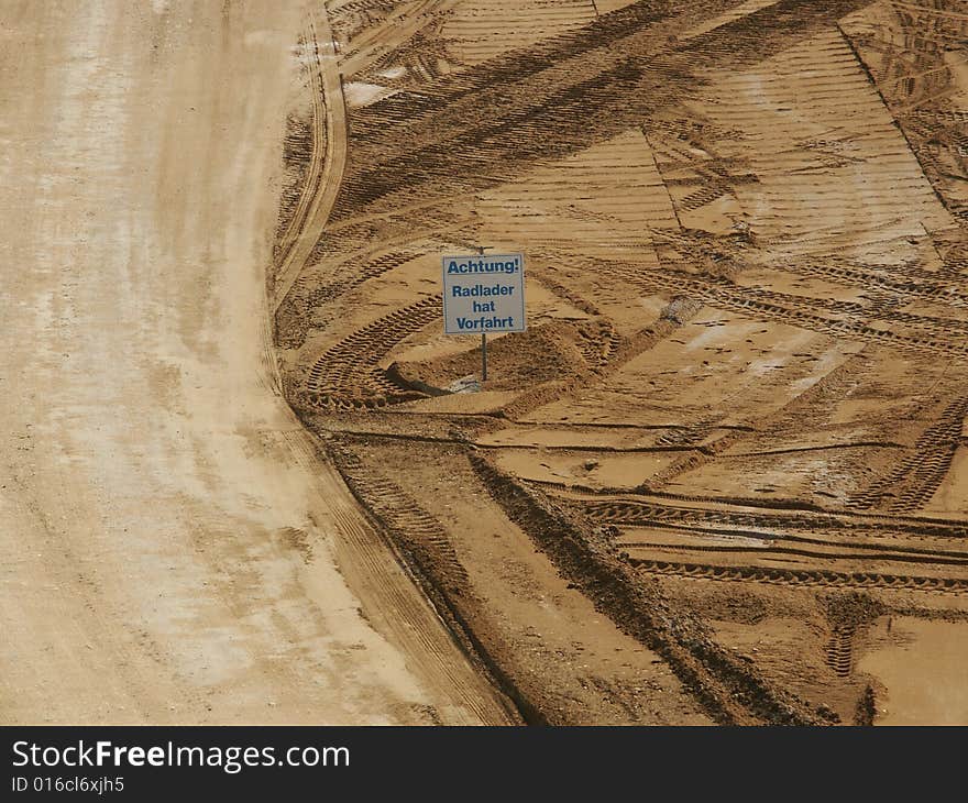 Tracks and sign