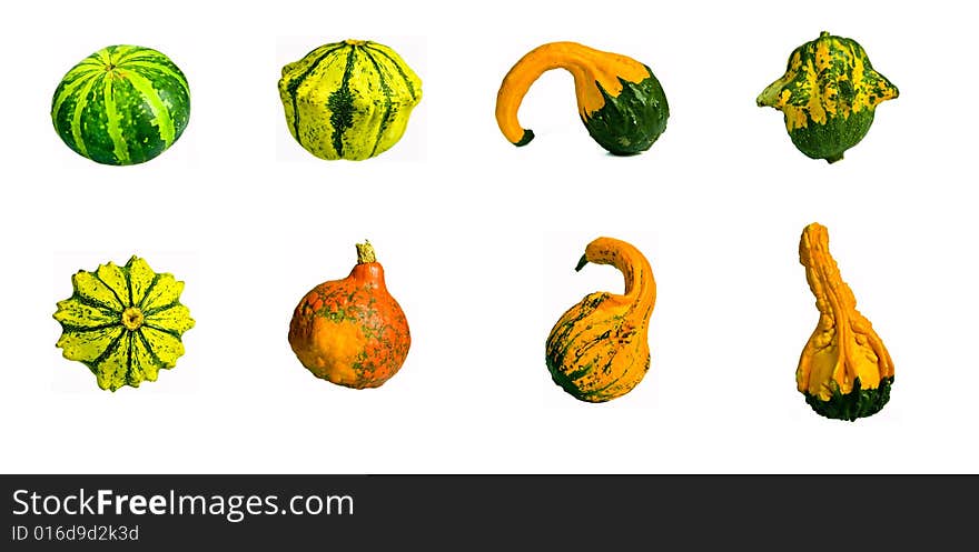 Set Of Pumpkins