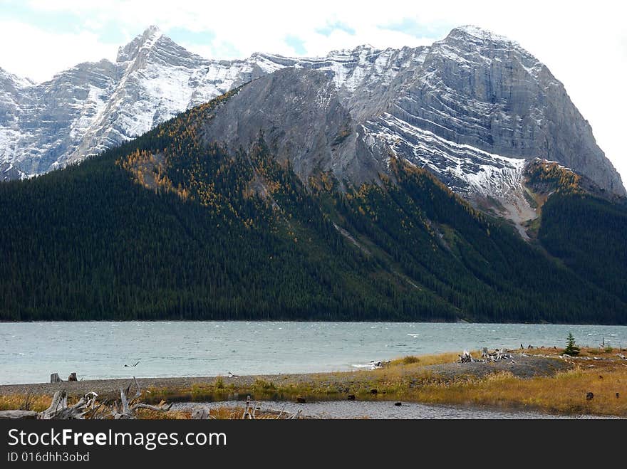 Upper Lake at Kananaskis Country Alberta Canada