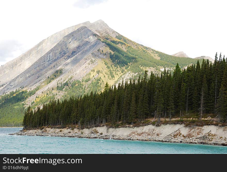 Upper Lake at Kananaskis Country Alberta Canada