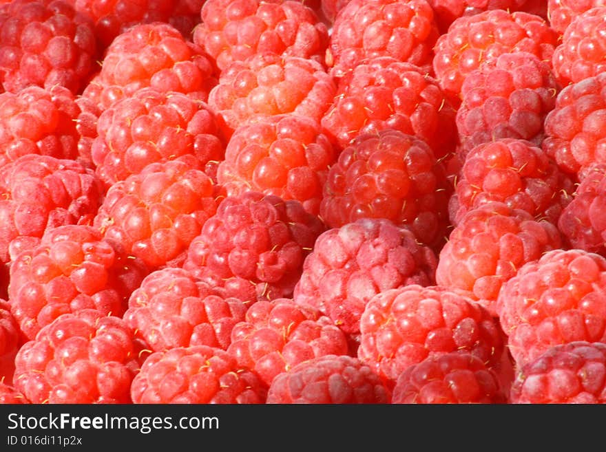 Raspberry background