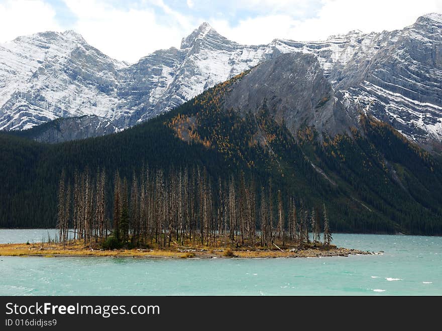 Upper Lake at Kananaskis Country Alberta Canada. Upper Lake at Kananaskis Country Alberta Canada