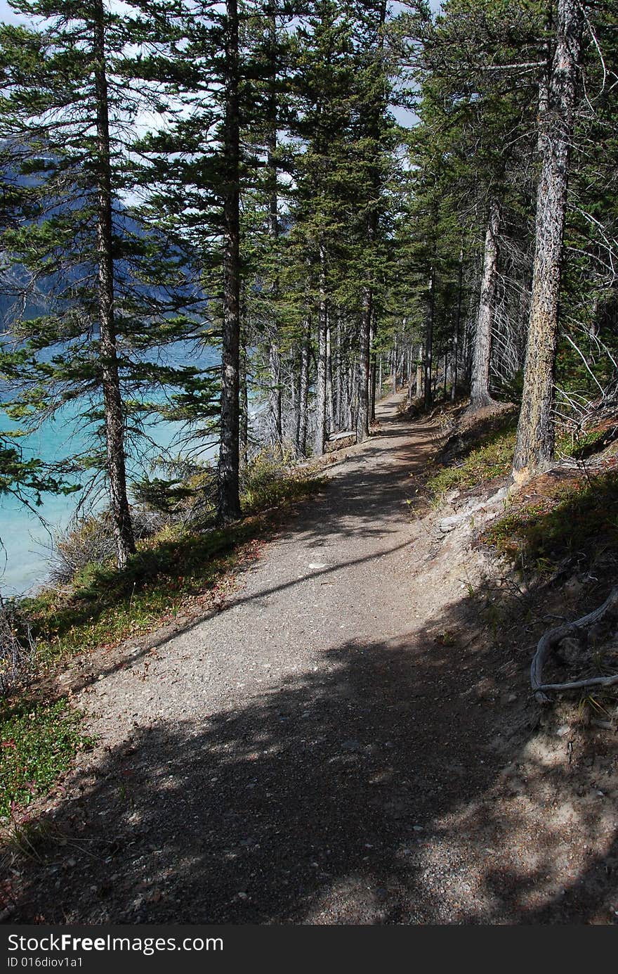 Hiking Trail around Upper Lake