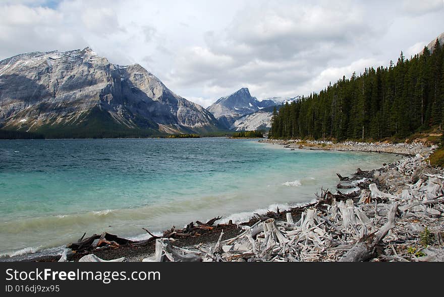 Upper Lake at Kananaskis Country Alberta Canada