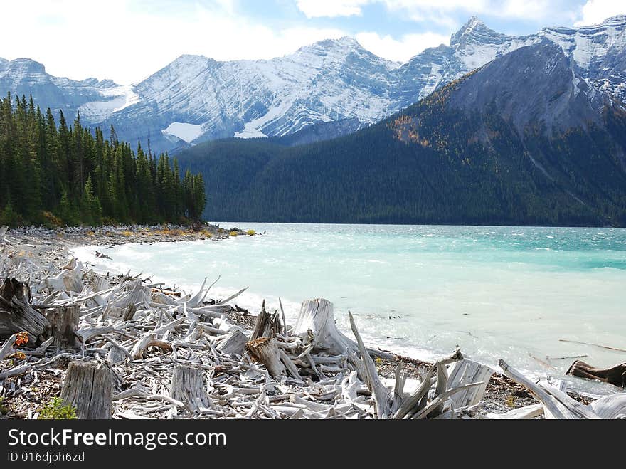 Upper Lake at Kananaskis Country Alberta Canada