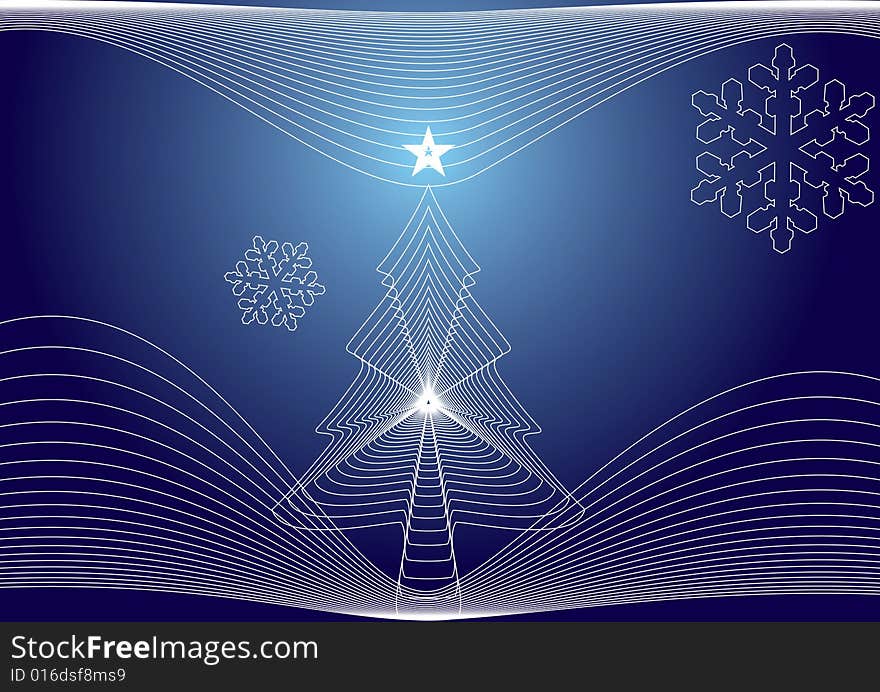 Christmas background with snowflakes design. Christmas background with snowflakes design