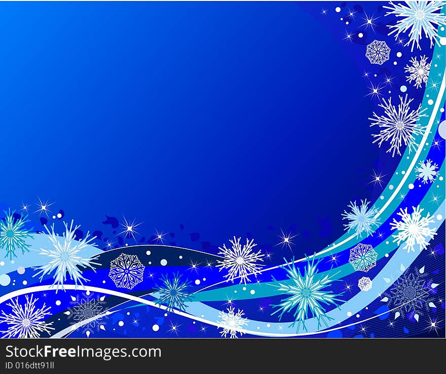 Abstract Christmas background, vector illustration