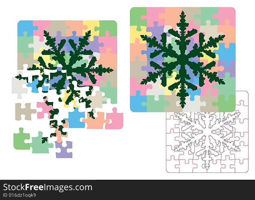 Christmas background with snowflakes design. Christmas background with snowflakes design