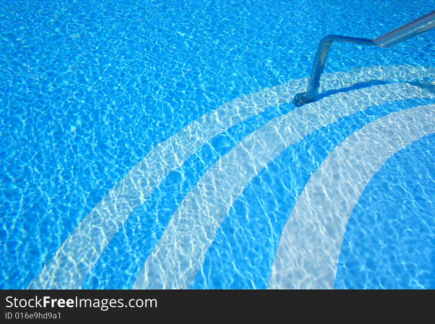 Steps of a Swimming Pool Provide an Abstract Background Image. Steps of a Swimming Pool Provide an Abstract Background Image.