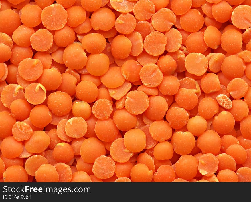 Close-up of dry red lentils, for texture or background. Close-up of dry red lentils, for texture or background