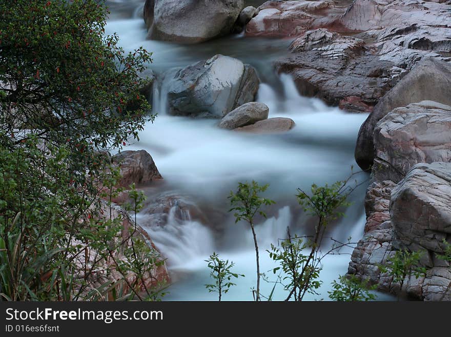 The ghyll is very beautiful