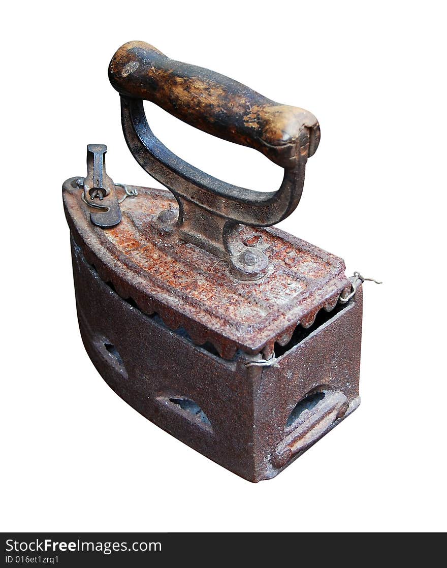 Old Iron. Isolated (clipping path included). Old Iron. Isolated (clipping path included).