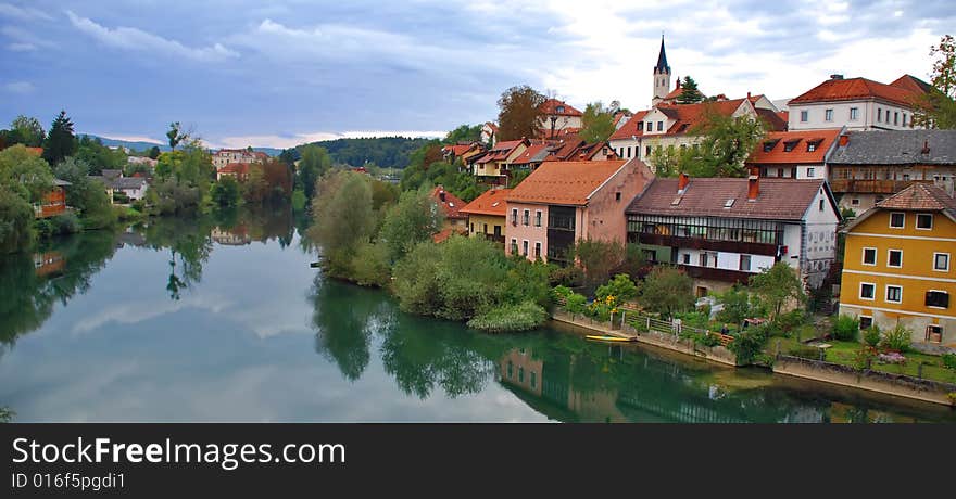 Novo Mesto riverside - Sloveni