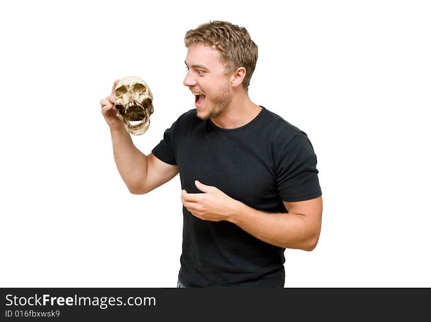 Man With A Skull