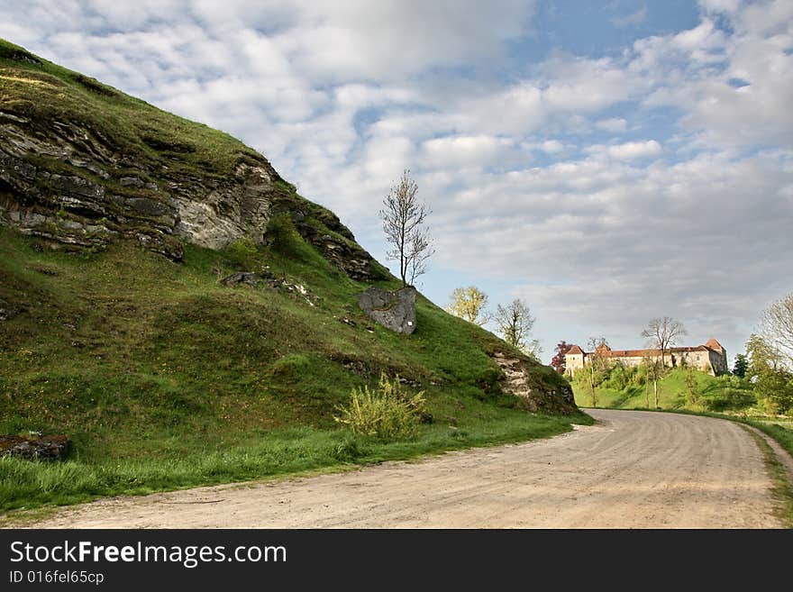 One of roads to the lock in Svirzh. One of roads to the lock in Svirzh