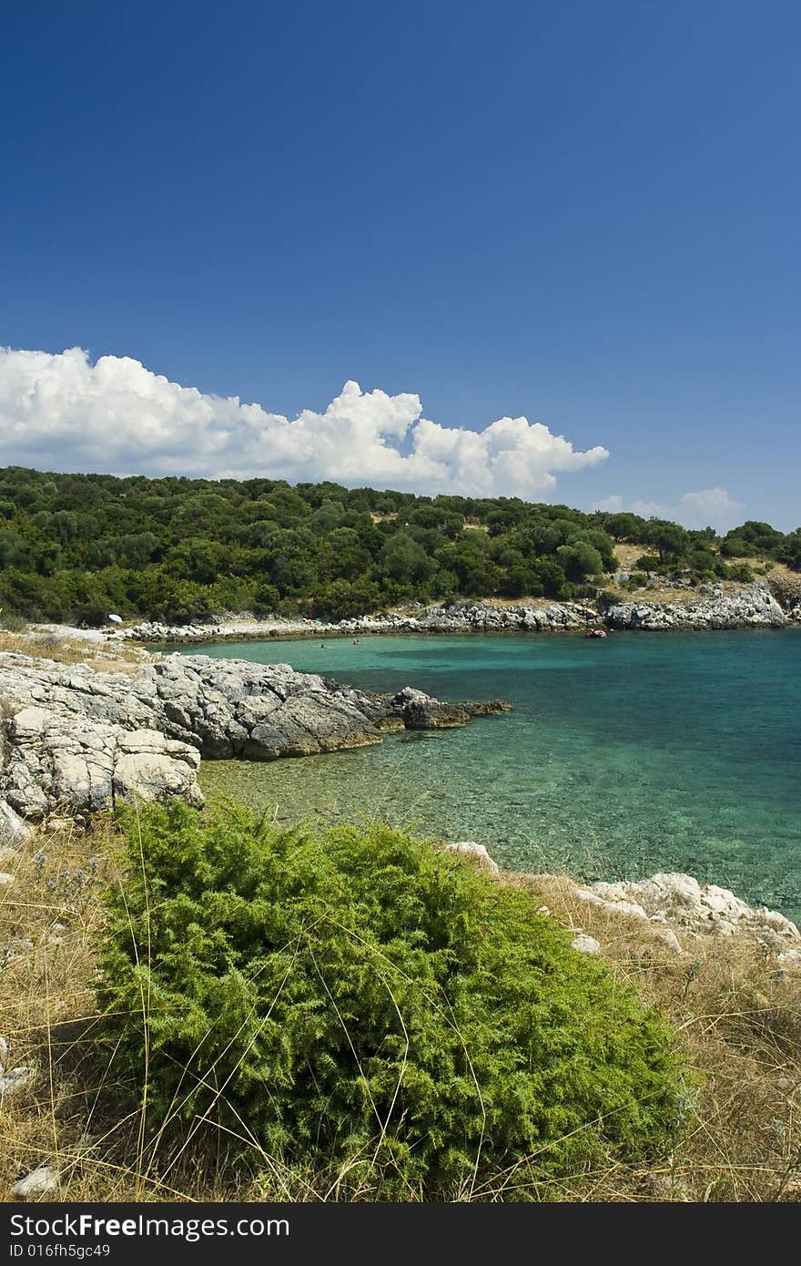 Adriatic sea beach, Croatia