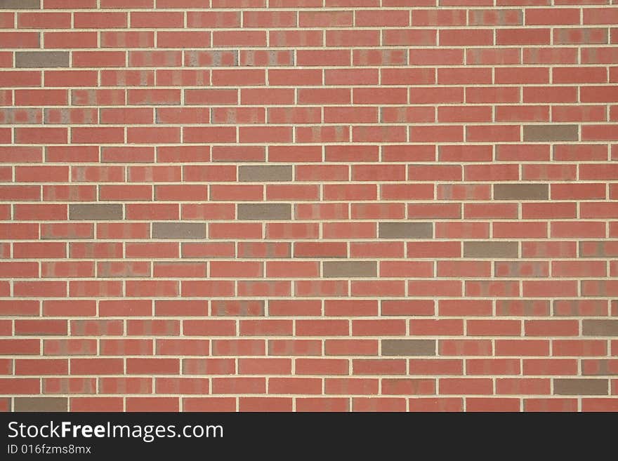 Large, clean section of a brick wall