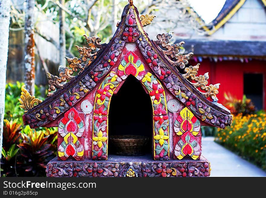 Buddhist shrine in china