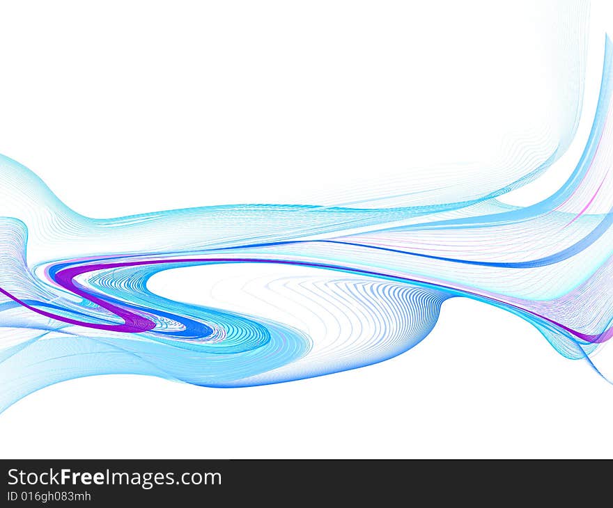 Abstract background, vector, stylized waves, place for text