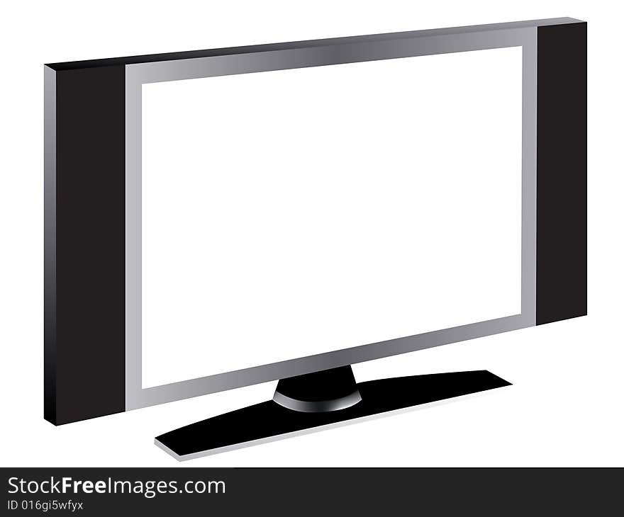 TV screen, editable vector illustration