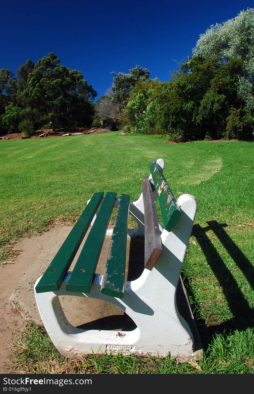 Old Bench in the Park