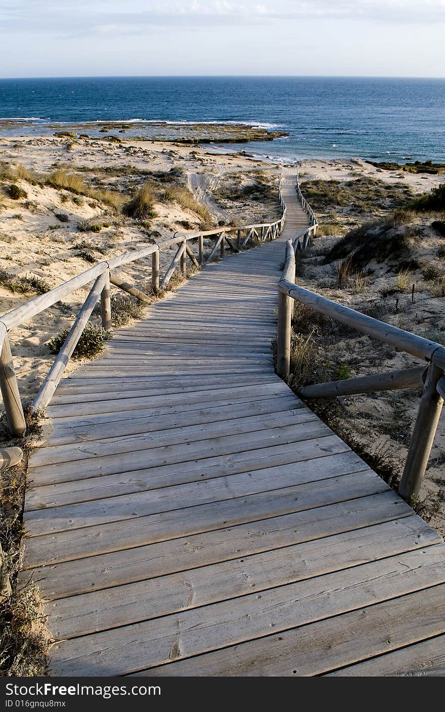 Stairway to the atlantic ocean. Stairway to the atlantic ocean