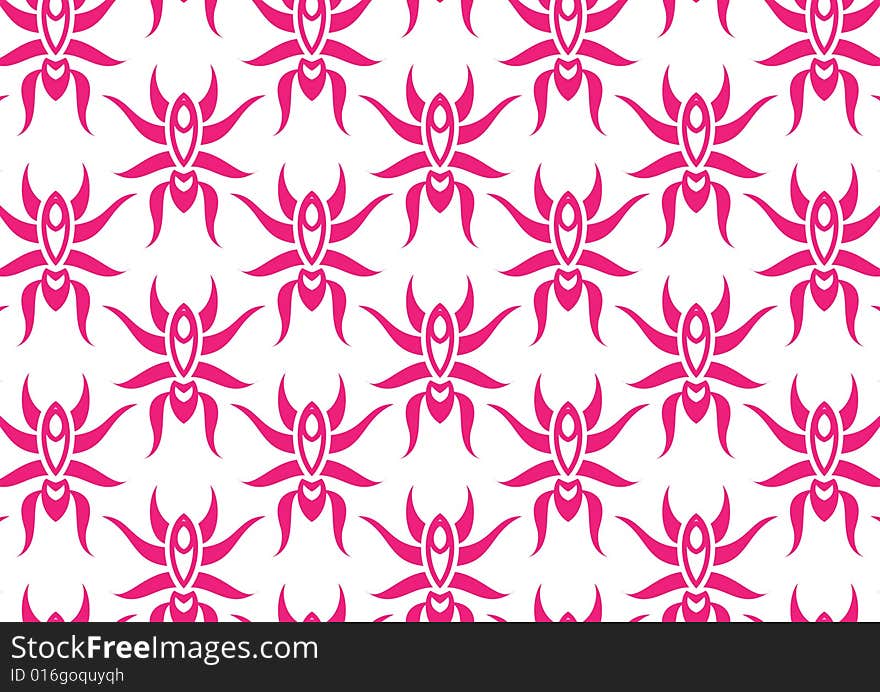 Ottoman style wallpaper pattern and shape. Ottoman style wallpaper pattern and shape