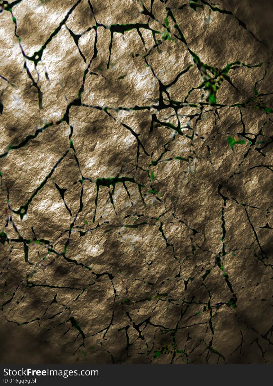 Cracked brown stone texture illustration. Cracked brown stone texture illustration