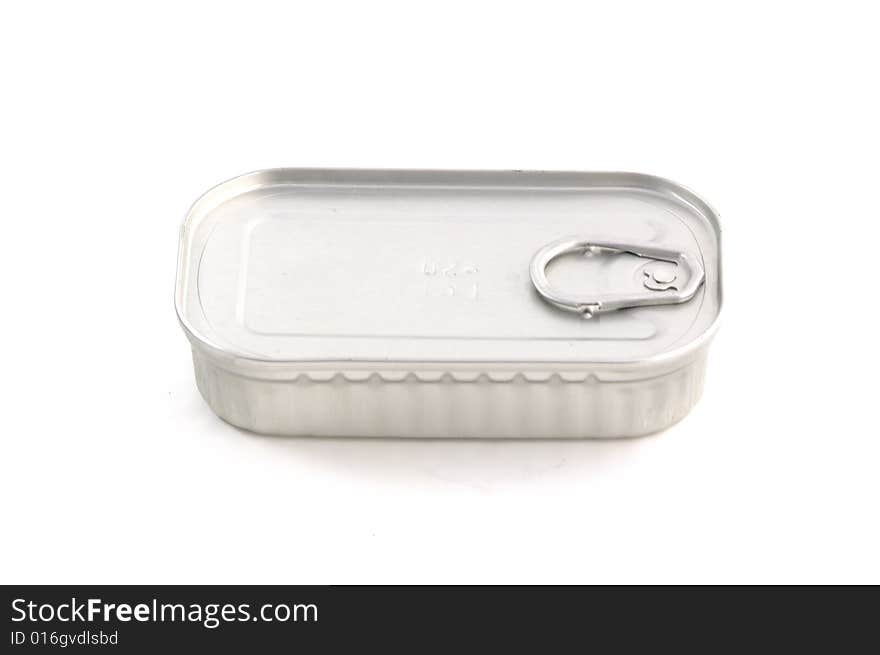 A picture of a Tin can on White