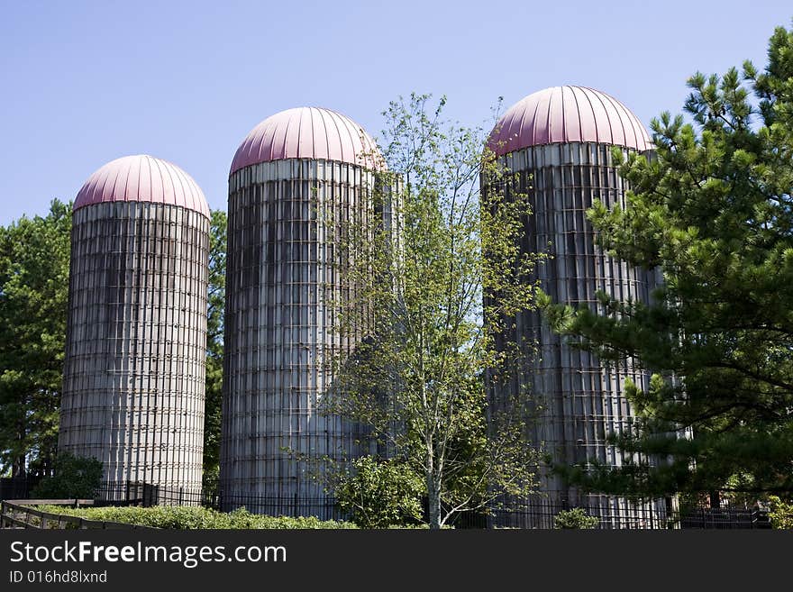 Three Silos