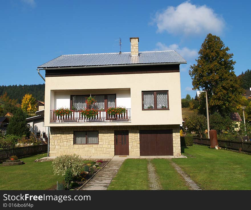 Family house in Czech country