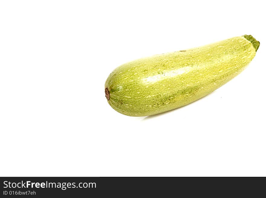 Vegetable marrow isolated on a white background. Vegetable marrow isolated on a white background.