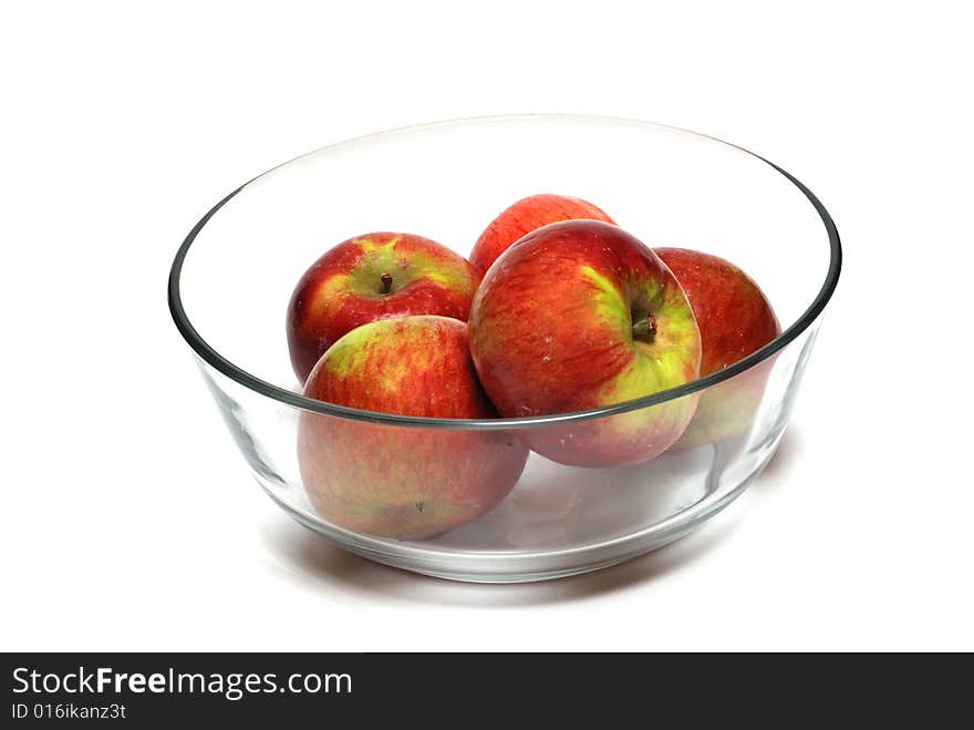 A picture of several fresh apples - red and green. A picture of several fresh apples - red and green