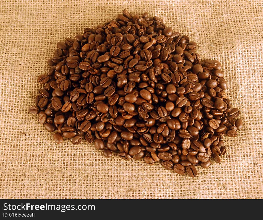 A studio shot series related to coffee - roasted beans with various cups and different backgrounds