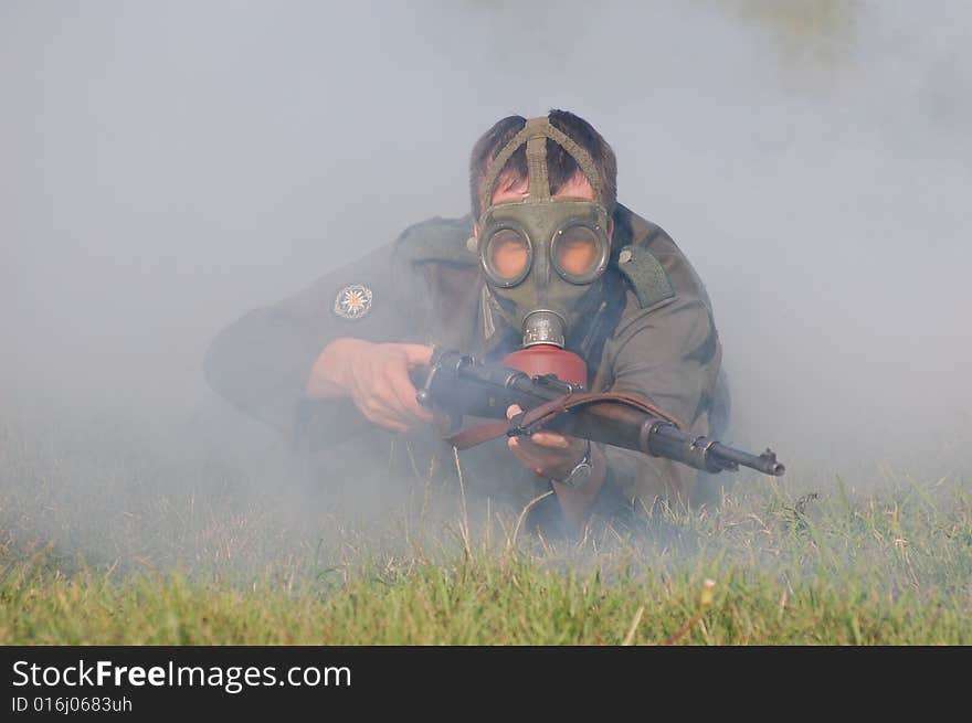 German Soldier  WW2 Reenacting