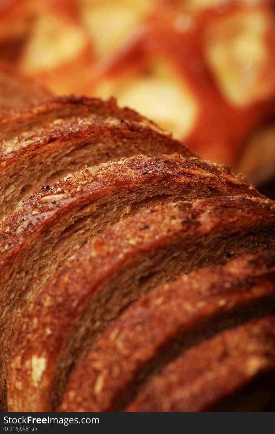 Bakery foodstuffs. Shot in a studio. Bakery foodstuffs. Shot in a studio.