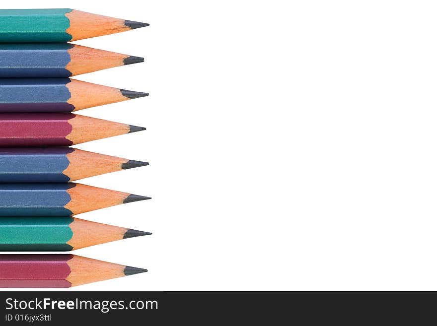 Pencils isolated