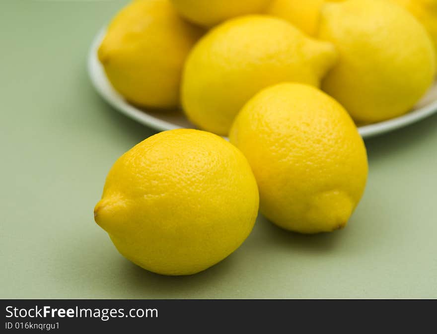 Close-up Of Lemons