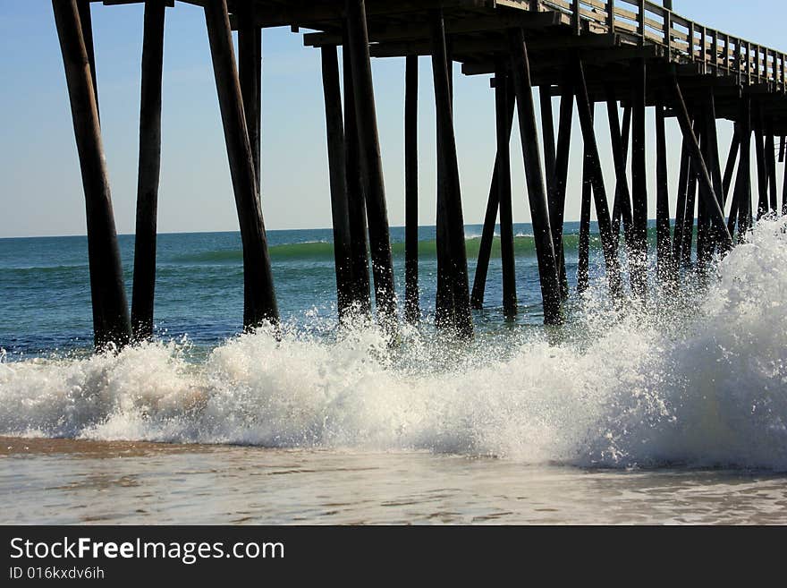 Rodanthe Pier located in the Outer Banks, North Carolina