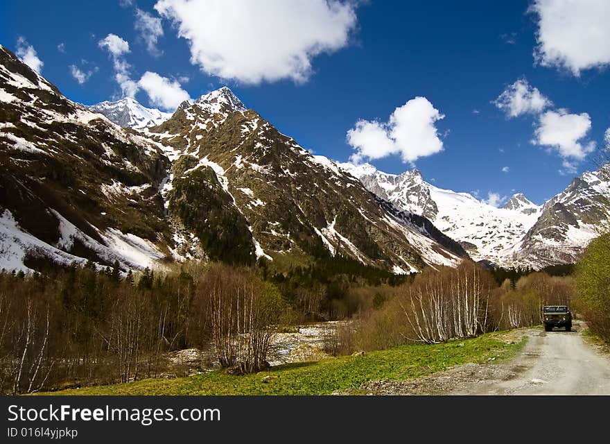 Beautiful abstract mountain landscape background. Beautiful abstract mountain landscape background